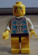 Lego western figurka minifigurka indianin 1szt