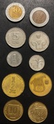 Izrael x 5, nowe szekle, zestaw monet