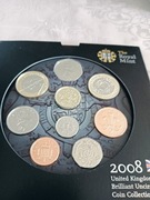 Wielka Brytania zestaw  rocznikowy monet 2008