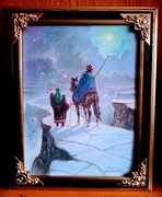 "OPOWIEŚĆ ZE SNU"- OBRAZ OLEJNY NA PŁÓTNIE 48x38