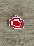 Stylowy Brelok Samochodowy Ikona Check Engine Idealny dla Fanów Motoryzacji