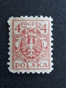 117 Ia ** Orzeł na tarczy barokowej gwar i opis 1920r