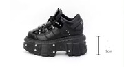 Nowe damskie buty styl Punk Rock black