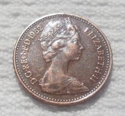 Wielka Brytania Anglia Królowa Elżbieta II 1/2 HALF penny 1982 KM# 926