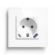 BSEED ZigBee Gniazdko EU Typ C USB 20W Pomiar Energii Tuya