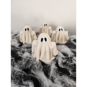 Świeca sojowa halloween duszek handmade 