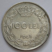 Rumunia 100 lei 1943 - król Michał