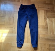 Joggersy (granatowe - meszek) - H&M - 134 (9l)