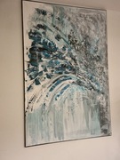 Obraz Abstrakcja 115x75 ręcznie malowany!