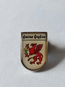 Herb miasta i gmina Gryfice przypinka pin odznaka wpinka