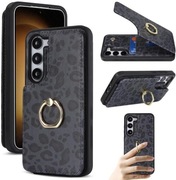 Etui portfel Samsung Galaxy A13 A54 S23 panterka czarne