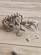 Szkielet Saber Tooth Tiger 20cm - Kolekcjonerski Model - Druk3d 