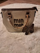 Elegancka tkana Torebka koszyk w stylu boho