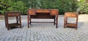 Biurko Drewniane Balmoral Laura Ashley + 2x Stolik Nocny