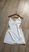 Biała sukienka, H&M rozmiar S