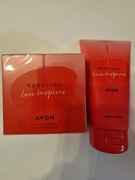 AVON HER STORY LOVE INSPIRES 50ml + BALSAM 150ml unikat