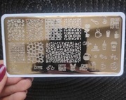 Unikatowa płytka do stempli UberChic Beauty coffee