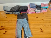 Paka zestaw ubrań dla dziewczynki 110 spodnie 