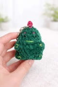 Brelok pluszowy dinozaur amigurumi 