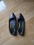 balerinki z ćwiekami  ćwieki skóra naturalna invito 37 38 UNIKAT