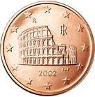 5 Euro - cent WŁOCHY 2002 z rolki RZADKA