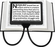 Lupa powiększająca 5x lupa do czytania bez użycia rąk, lupa do czytania 