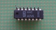 MMC4012E 4012 CD4012  2 bramki NAND _ EM DDR