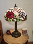 Duża lampa witrażowa w stylu Tiffany 48cm