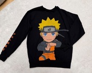 Naruto czarna bluza manga modna dresowa jesień 158/164
