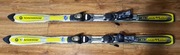 Narty 140 cm Rossignol+wiązania Salomon dobry sprzęt używany sprawny