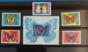 !!! BUŁGARIA / MOTYLE / 5szt+BLOK... PEŁNA_SERIA...KASOWANE*!!!