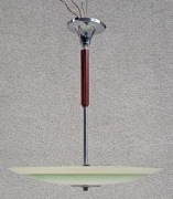 Lampa wisząca PARASOL Czechosłowacja NAPAKO zielony Vintage Mid-century