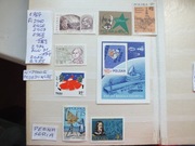 zestaw 8szt. znaczki Fi 2940 seria Fi 2968 Blok 131 Polska 1987r. czyste **