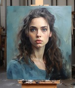 Ręcznie malowany PORTRET OLEJNY ze zdjęcia - Idealny na prezent