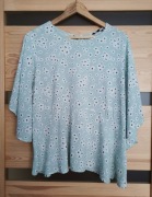 Peacocks lekka zwiewna bluzka w kwiaty 16 XXL