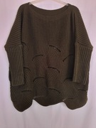 Sweter typu nietoperz roz.uniwersalny