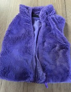 Fioletowa kamizelka z polaru 122/128