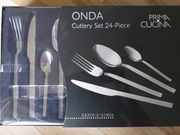Komplet sztućców ONDA 24 elementy stal nierdzewna