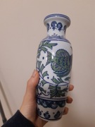 Wazon wzór ryby azjatyckie azjatycka stara Porcelana  vintage