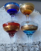 Bohemia Crystal "Arlekino"4szt. Kremanki/kieliszki. 