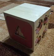 Wieża z kostek Small Foot 2w1 8 elementów cyfry litery