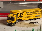 Herpa Mercedes Actros z naczepą kurtynową jumbo Morof
