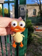 Brelok kaczuszka handmade – do kluczy, torebki, plecaka