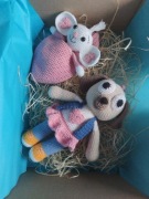 "Frytka i Kartofelcia" Komplet na szydełku