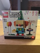 Nowe LEGO brickheadz urodzinowy klaun 40348