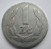 1 zł złoty 1957 rok - obiegowa
