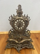 Zegar kominkowy z mosiądzu