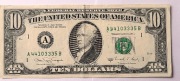 10 dolarów ameryka USD USA rok 1988 nieużywane stan bardzo dobry