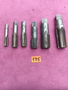 185. Zestaw 6 gwintowników calowych i metrycznych