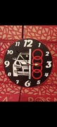 Zegar ścienny z logo Audi a4 b7 FLUO